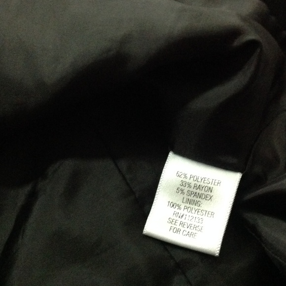 Apt. 9 Women's 3-Buttons Suit Blazer Black Size 10 - Picture 4 of 6